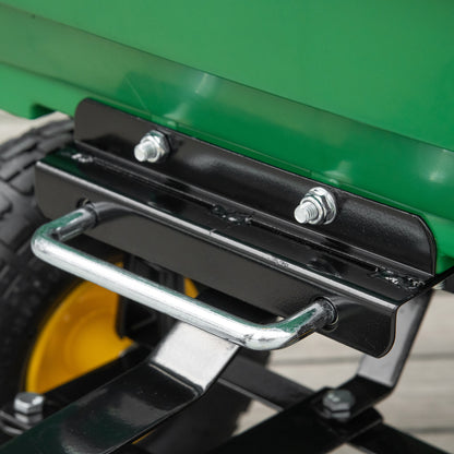 outsunny-75-litre-large-garden-cart-heavy-duty-4-wheel-trolley-dump-wheelbarrow-tipping-truck-trailer-green