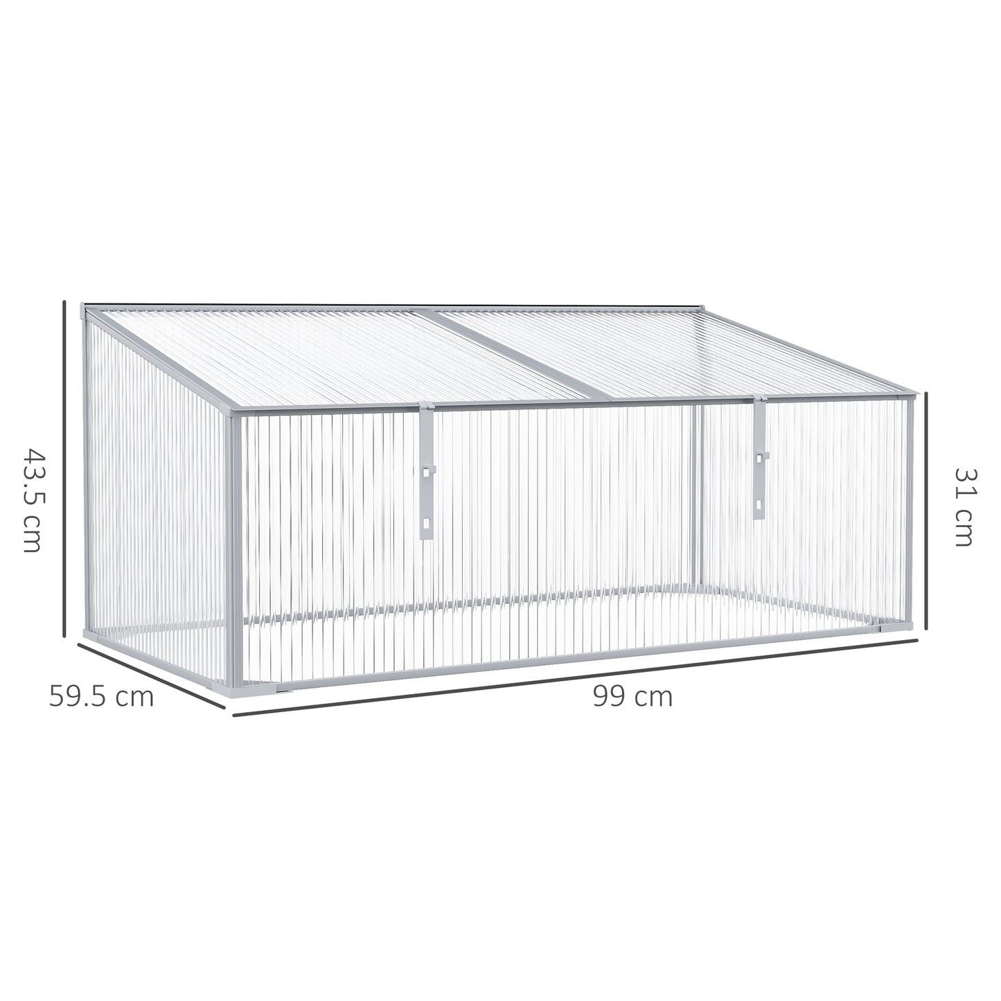 outsunny-garden-polycarbonate-cold-frame-greenhouse-grow-house-flower-vegetable-plants-bed-aluminium-frame-99l-x-60w-x-44h-cm