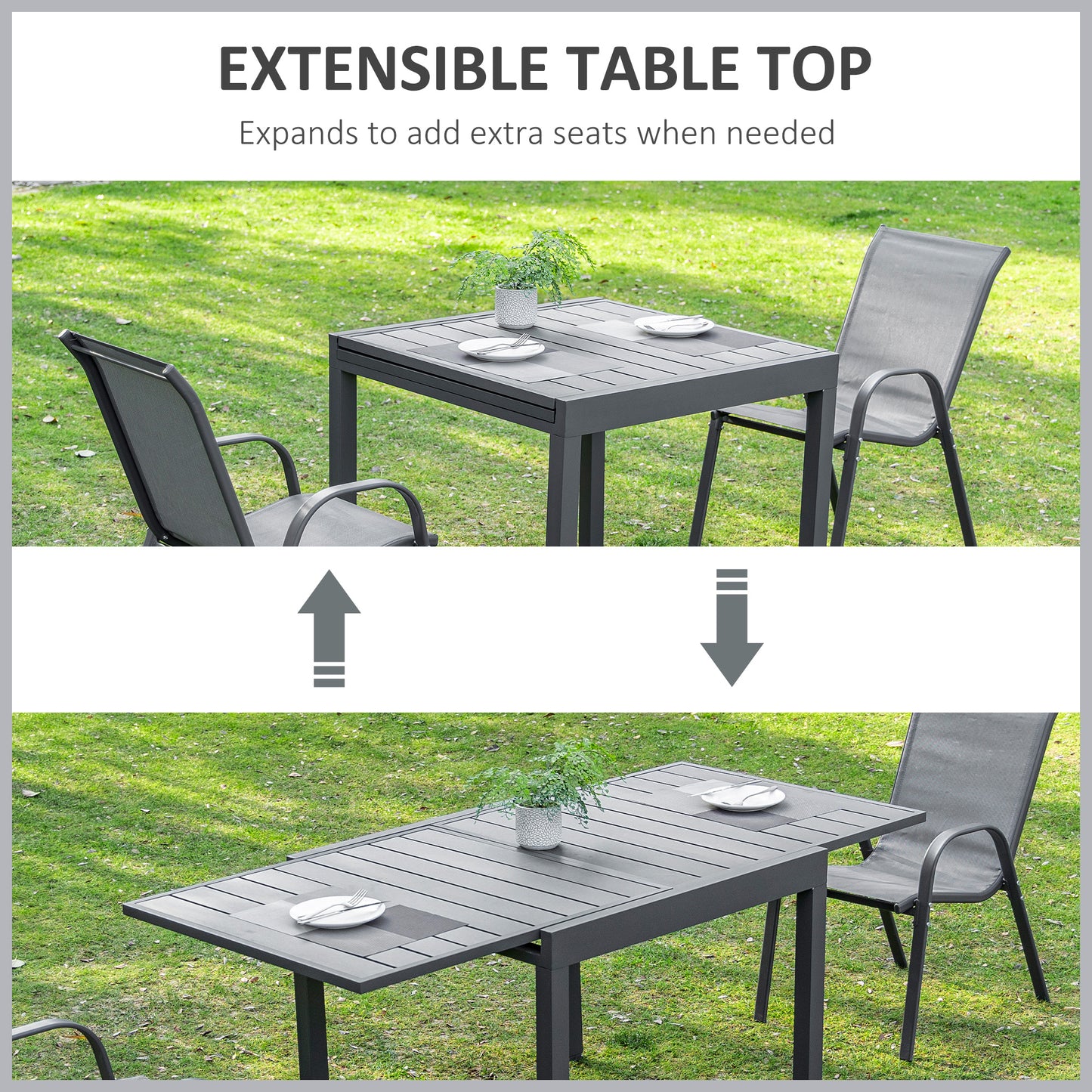 outsunny-extendable-dining-table-outdoor-slat-table-for-4-6-person-rectangular-lawn-garden-bistro-patio-table-with-aluminium-frame-grey