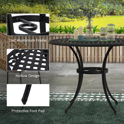 outsunny-round-garden-table-with-parasol-hole-90cm-cast-aluminium-outdoor-dining-table-for-2-4-for-balcony-black