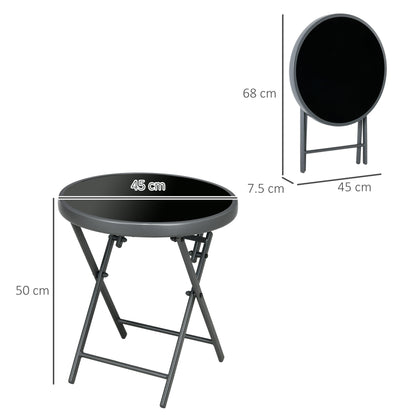 outsunny-45cm-outdoor-side-table-round-folding-patio-table-with-imitation-marble-glass-top-small-coffee-table