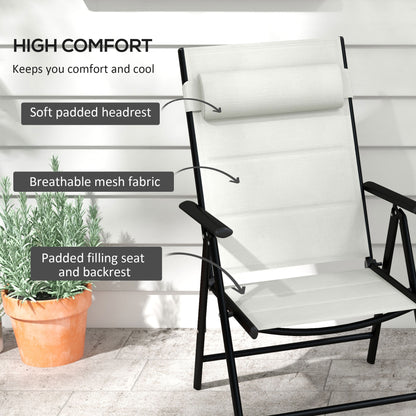 outsunny-set-of-2-patio-folding-chairs-with-adjustable-back-aluminium-dining-chairs-with-breathable-mesh-fabric-padded-seat-and-backrest-headrest-for-outdoor-garden-lawn-light-grey