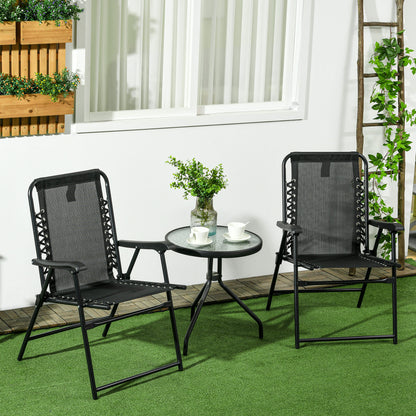 outsunny-2-pcs-patio-folding-chair-set-outdoor-portable-loungers-for-camping-pool-beach-deck-lawn-w-armrest-steel-frame-black