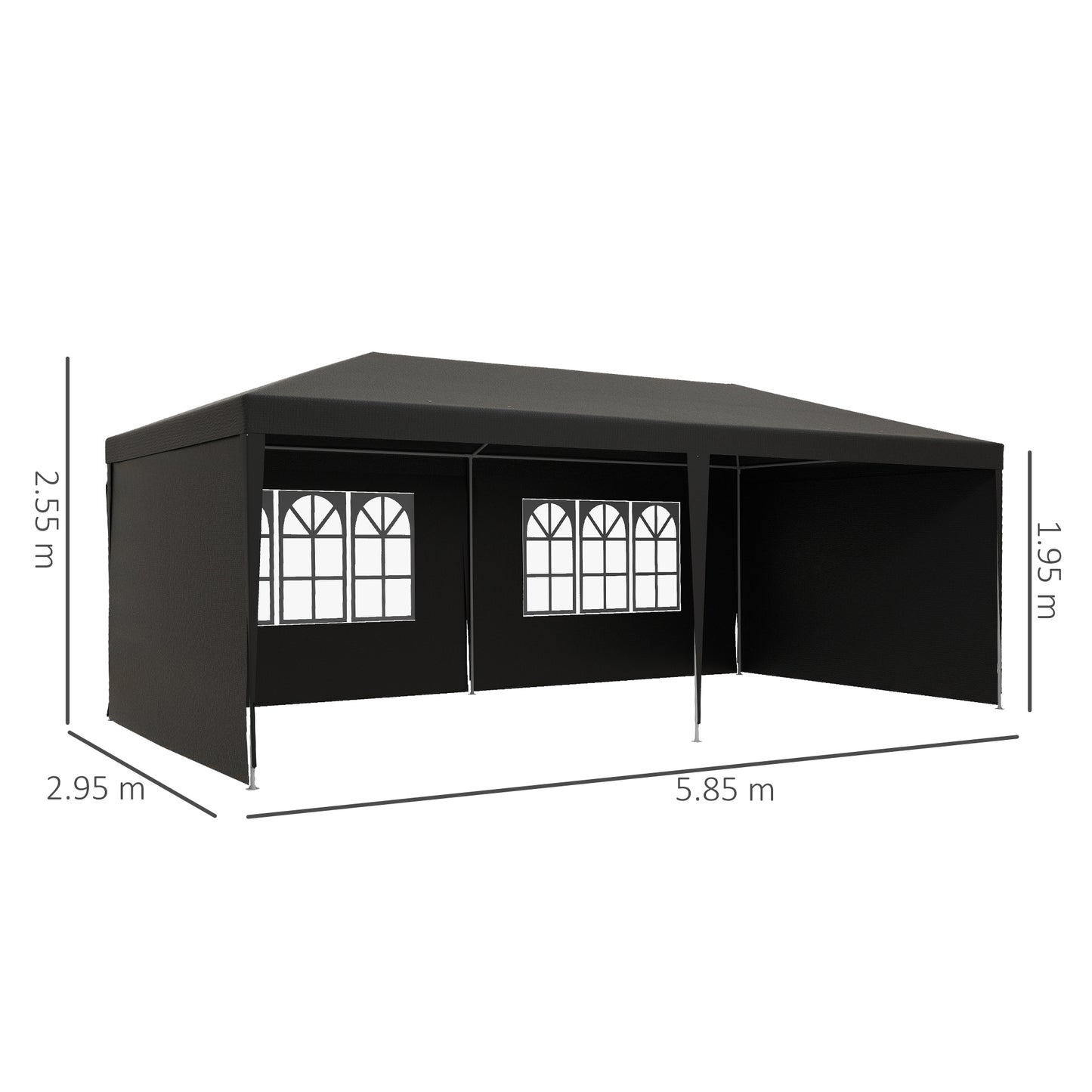 outsunny-6-x-3-m-party-tent-gazebo-marquee-outdoor-patio-canopy-shelter-with-windows-and-side-panels-dark-grey