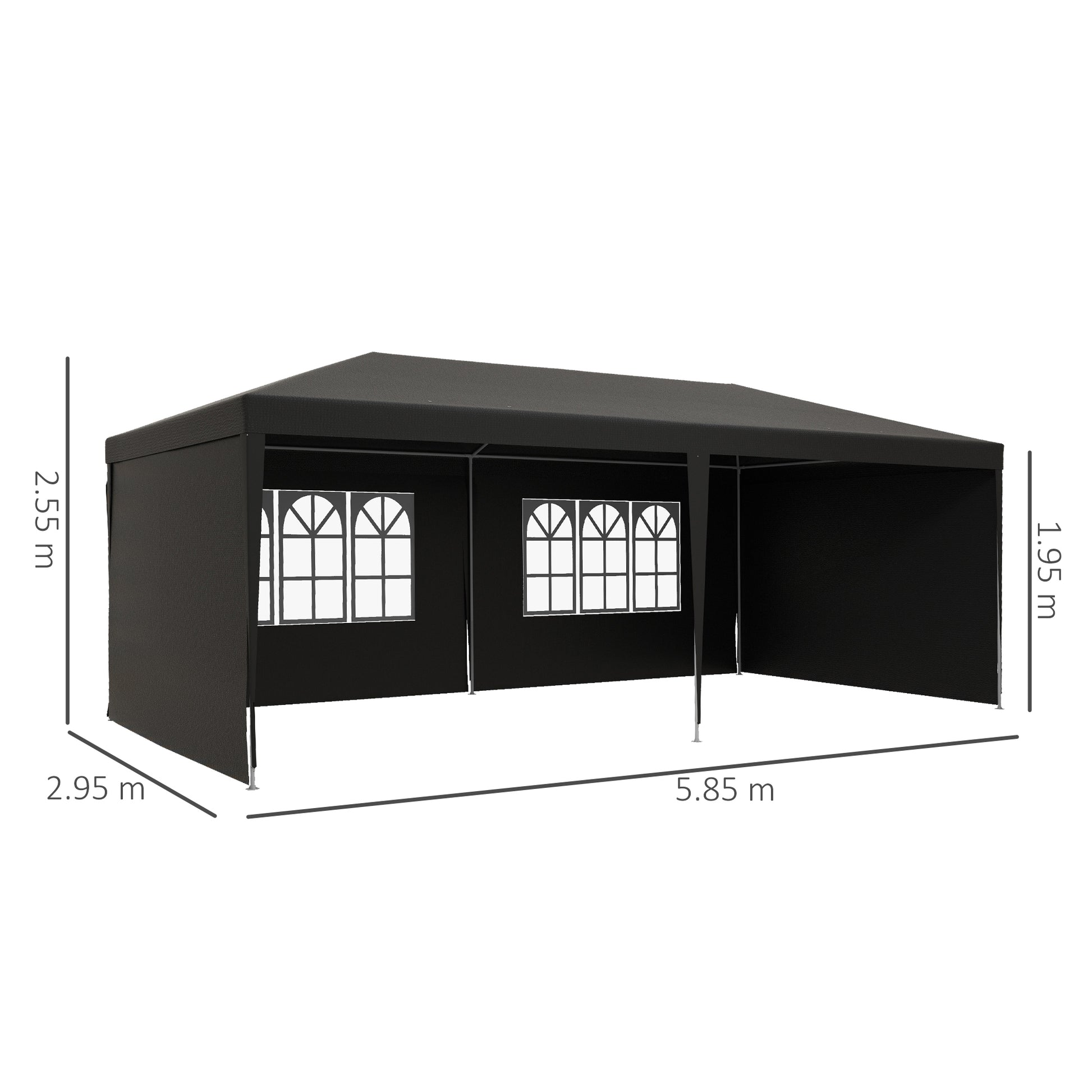 outsunny-6-x-3-m-party-tent-gazebo-marquee-outdoor-patio-canopy-shelter-with-windows-and-side-panels-dark-grey