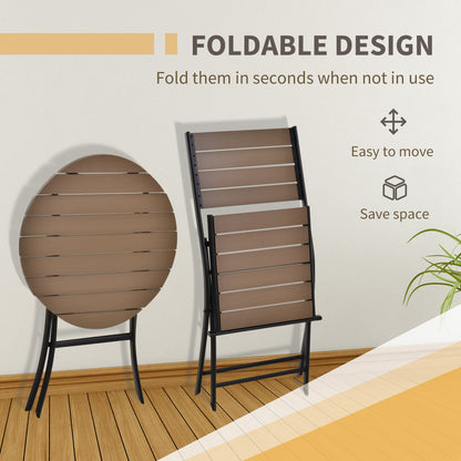 outsunny-3-pcs-folding-bistro-dining-set-2-single-chair-1-dining-table-metal-frame-plastic-panel-slatted-compact-garden-outdoor-apartment-black-brown