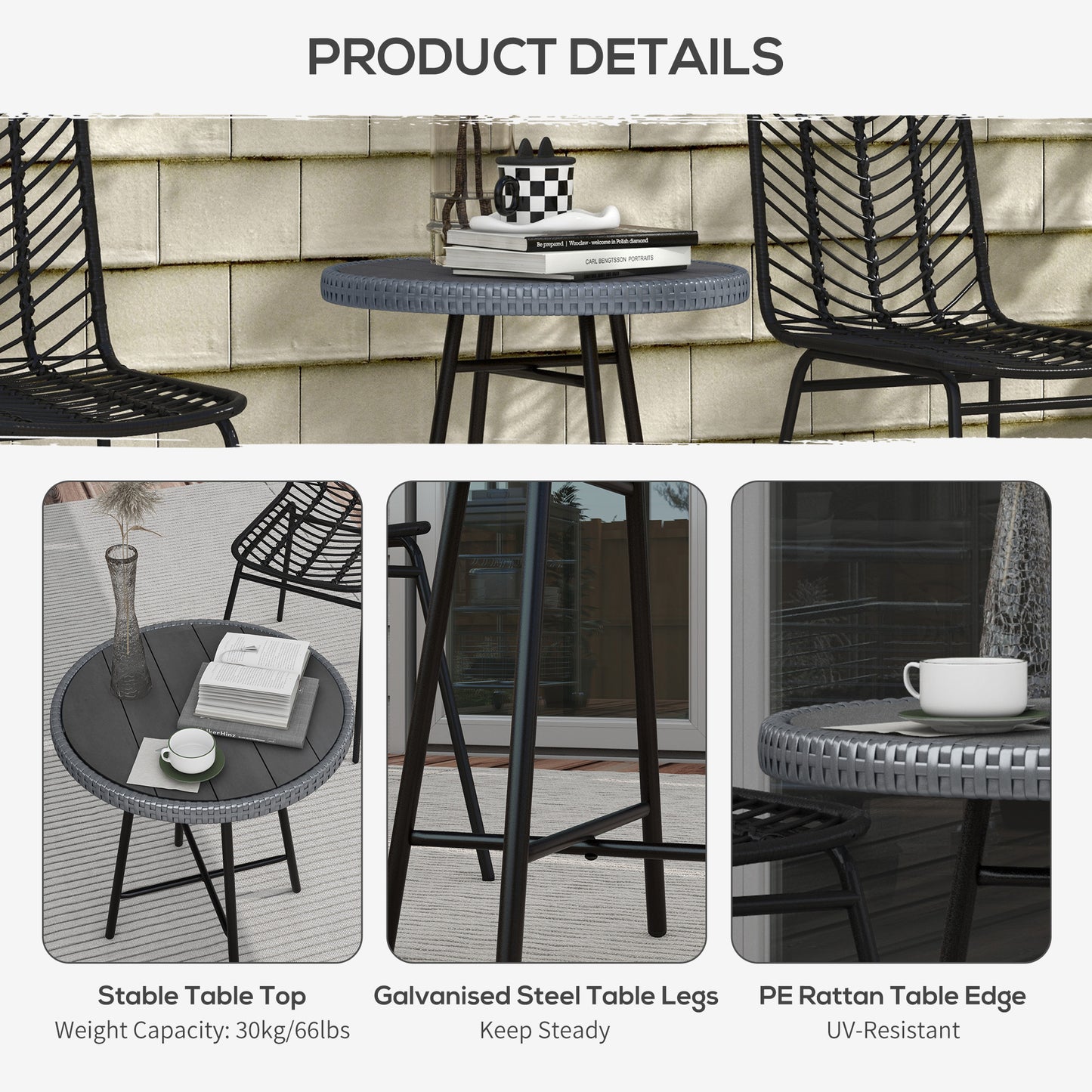 outsunny-pe-rattan-side-table-grey