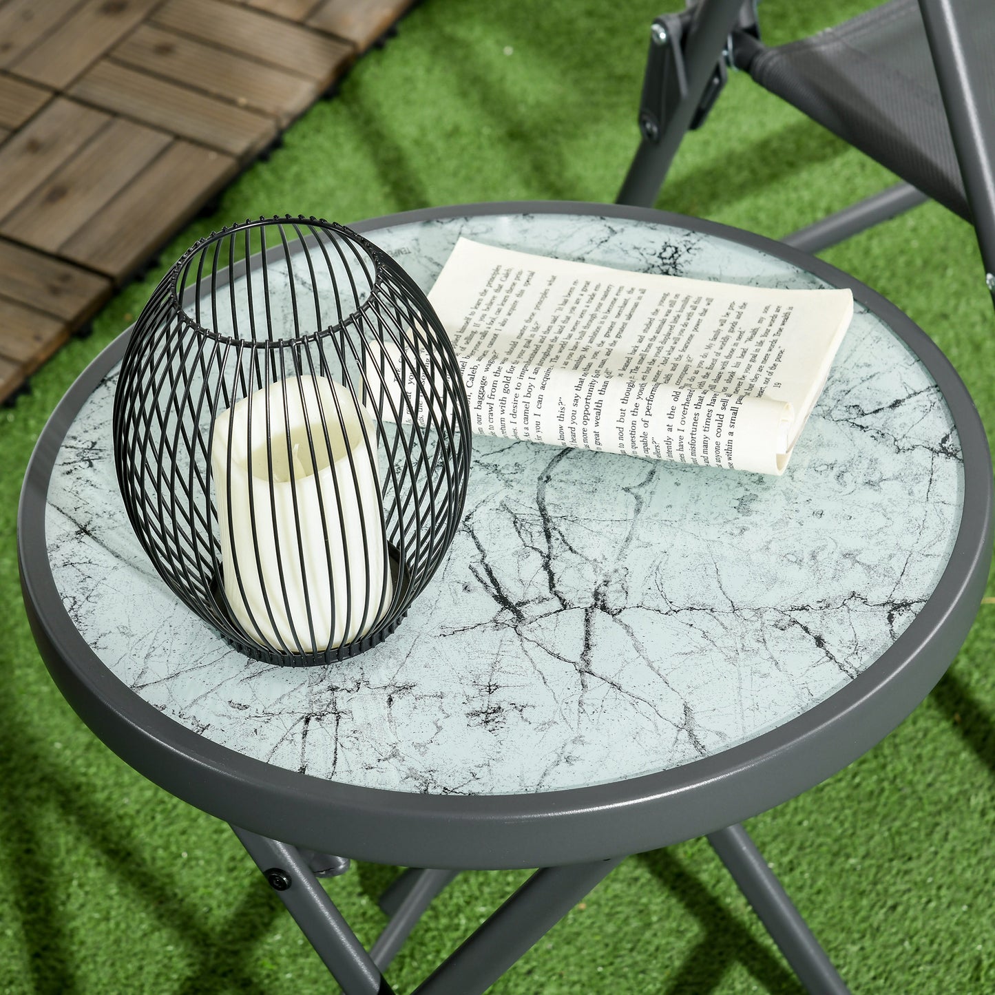 outsunny-45cm-outdoor-side-table-round-folding-patio-table-with-imitation-marble-glass-top-small-coffee-table-white