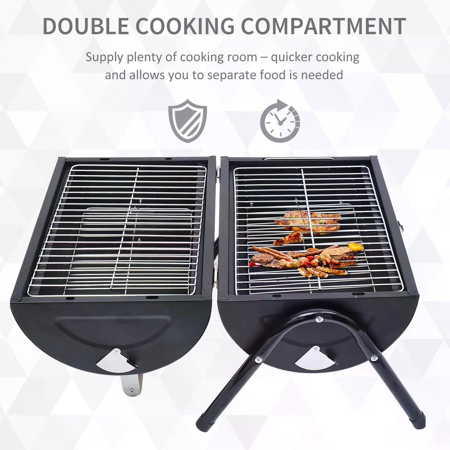 outsunny-charcoal-grill-portable-folding-charcoal-bbq-grill-outdoor-tabletop-barbecue-grill