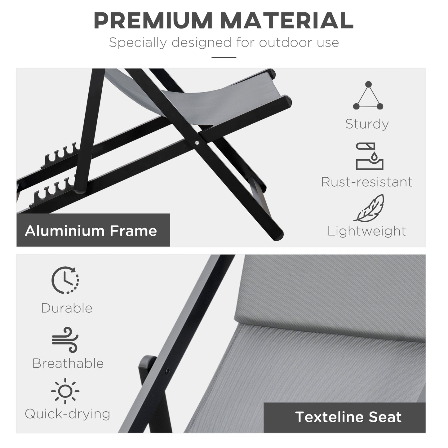 outsunny-set-of-2-folding-garden-beach-aluminium-frame-deck-chairs-deckchairs-seaside-folding-garden-patio-lounger-grey