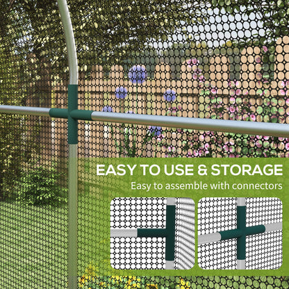 outsunny-galvanised-steel-fruit-cage-plant-protection-tent-with-zipped-door-1-2-x-2-4-x-1-9m-black