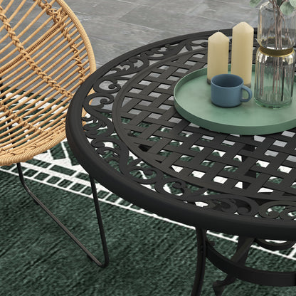 outsunny-round-garden-table-with-parasol-hole-90cm-cast-aluminium-outdoor-dining-table-for-2-4-for-balcony-black