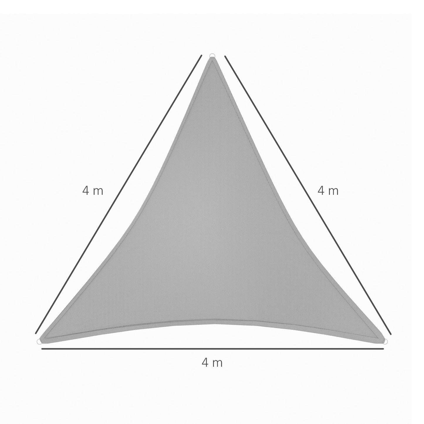 outsunny-4x4m-triangle-sun-shade-sail-outdoor-uv-protection-canopy-w-steel-rings-ropes-uv-block-outdoor-patio-shelter-grey