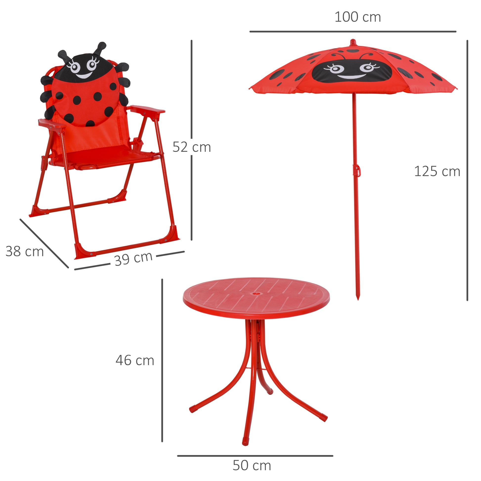 outsunny-kids-folding-picnic-table-and-chairs-set-ladybug-pattern-outdoor-w-parasol