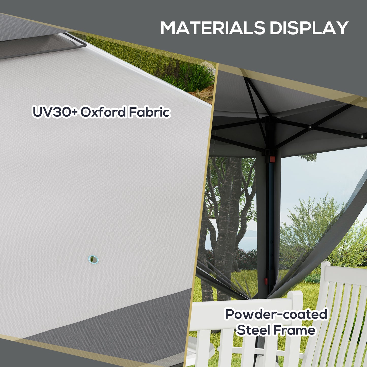 outsunny-3-x-3m-pop-up-gazebo-height-adjustable-instant-event-shelter-with-netting-and-carrying-bag-grey