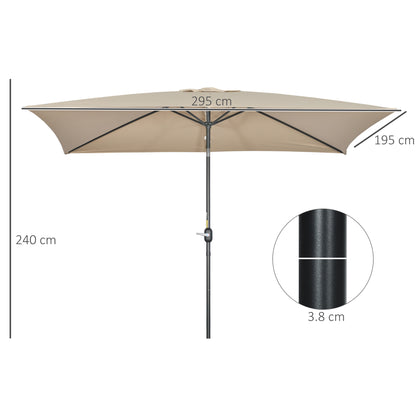 outsunny-3x2m-patio-parasol-garden-umbrellas-canopy-with-aluminum-tilt-crank-rectangular-sun-shade-steel-khaki