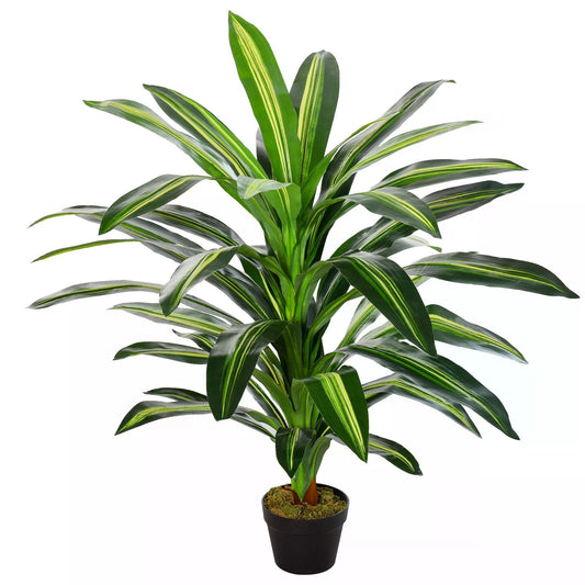 outsunny-110cm-3-6ft-artificial-dracaena-tree-decorative-plant-40-leaves-with-nursery-pot-fake-tropical-tree-for-indoor-outdoor-decor