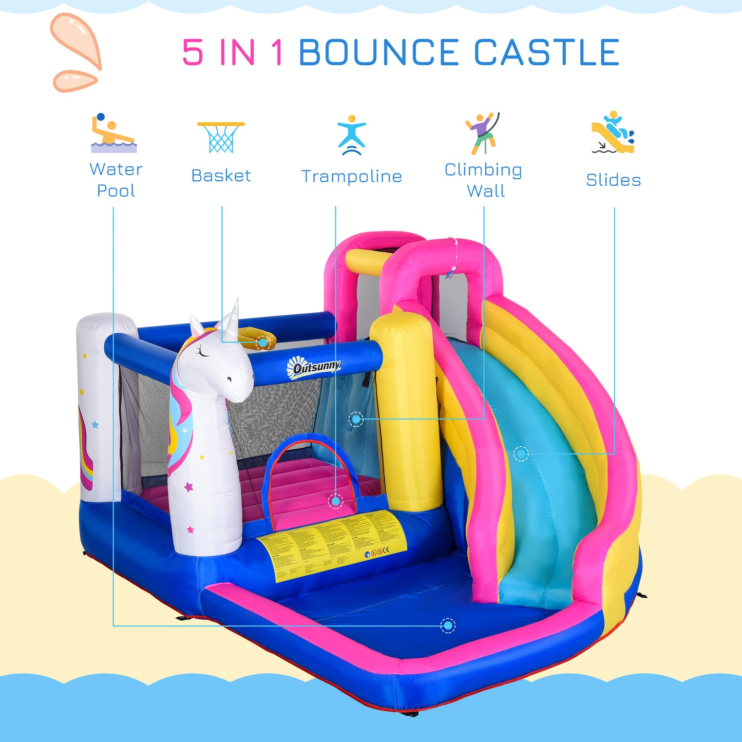 outsunny-5-in-1-bouncy-castle-for-children-with-blower-for-3-8-years-old-kids