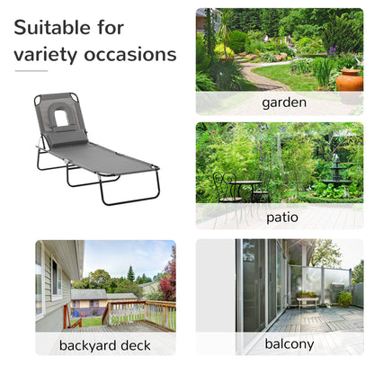 outsunny-sun-lounger-foldable-reclining-chair-with-pillow-and-reading-hole-garden-beach-outdoor-recliner-adjustable-grey