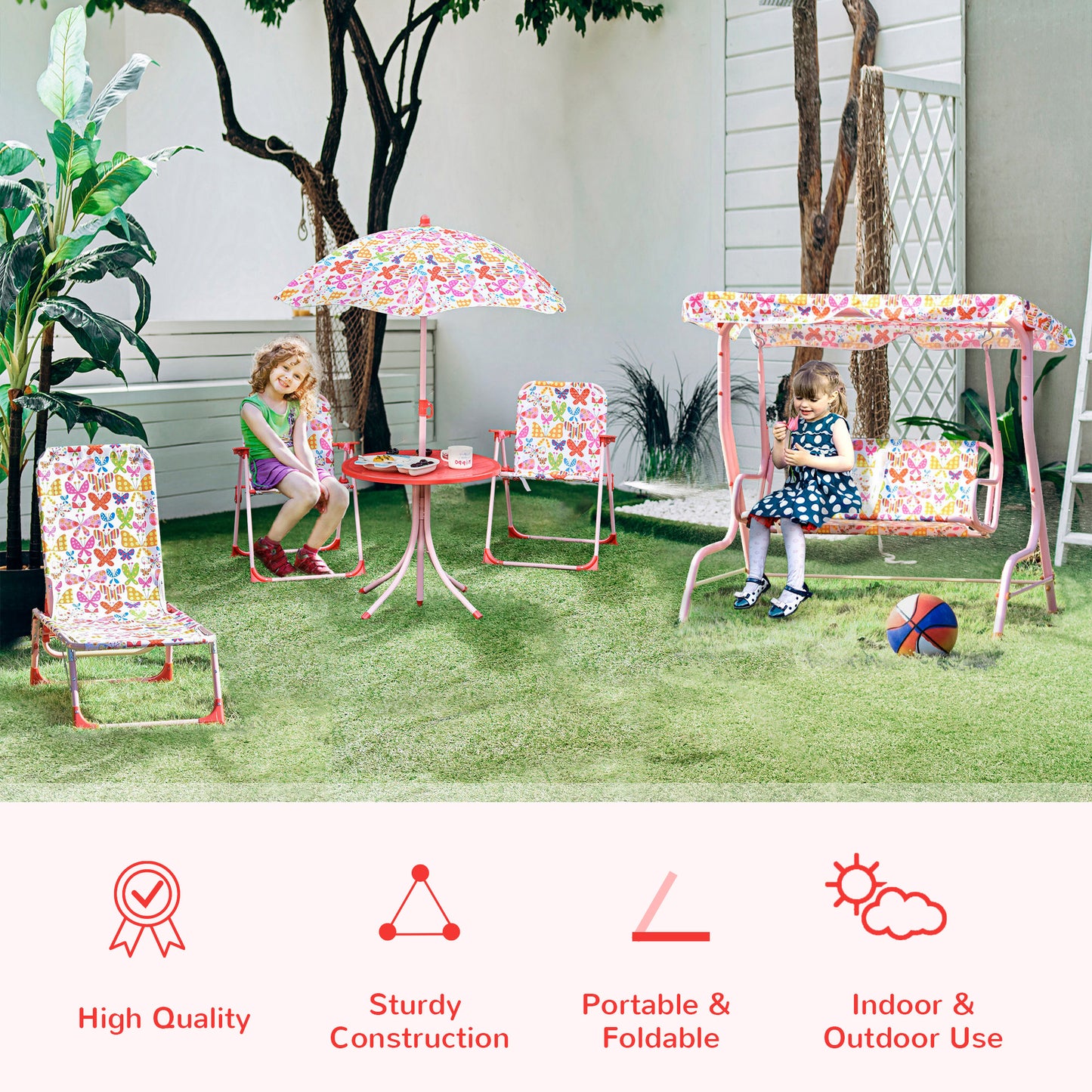 outsunny-kids-folding-picnic-table-and-chairs-set-color-stripes-outdoor-w-parasol