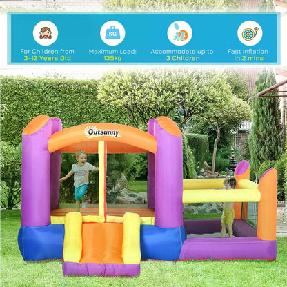 outsunny-kids-bounce-castle-house-inflatable-trampoline-slide-water-pool-3-in-1-with-inflator-for-kids-age-3-12-multi-color-3-x-2-8-x-1-7m