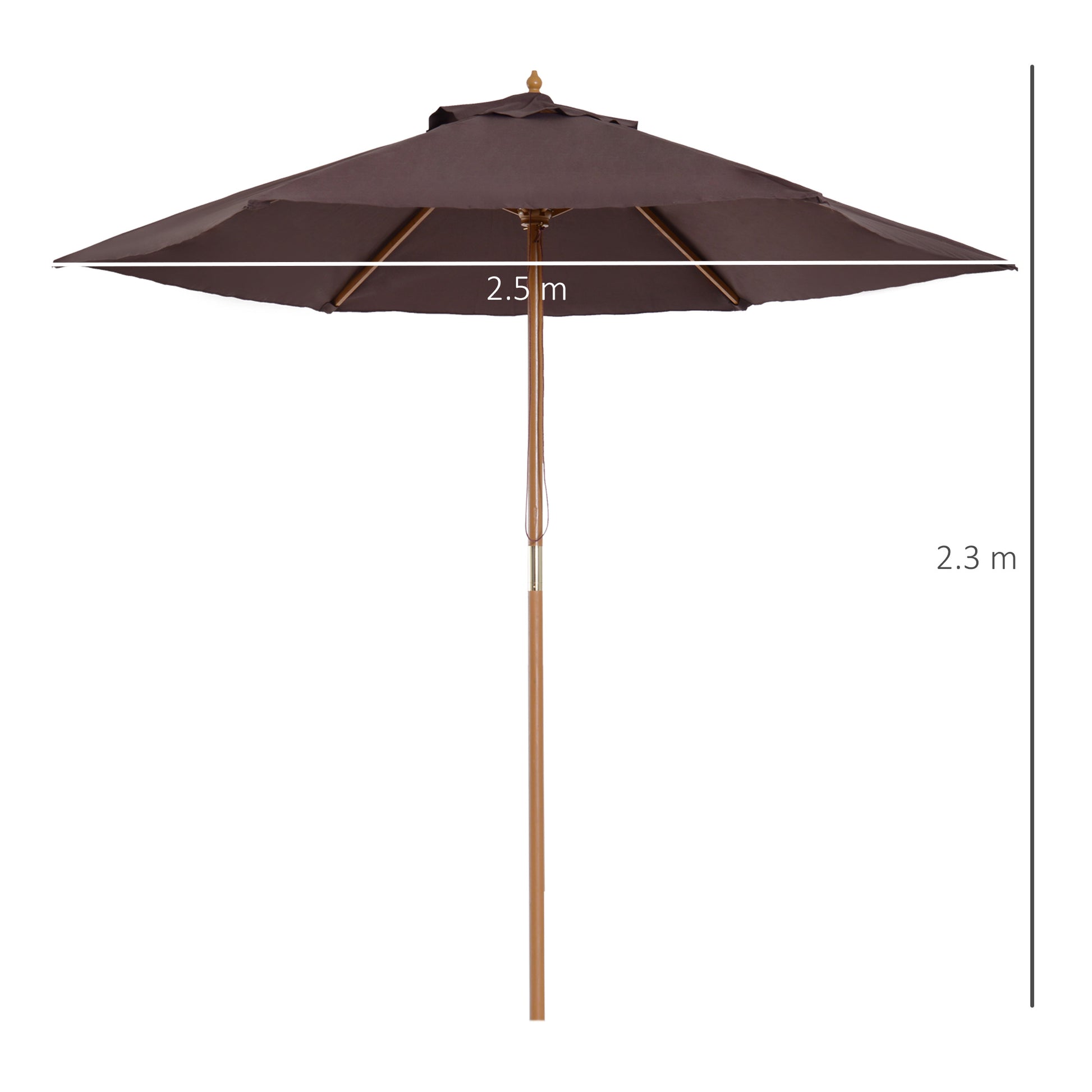 outsunny-2-5m-wood-wooden-garden-parasol-sun-shade-patio-outdoor-umbrella-canopy-newcoffee