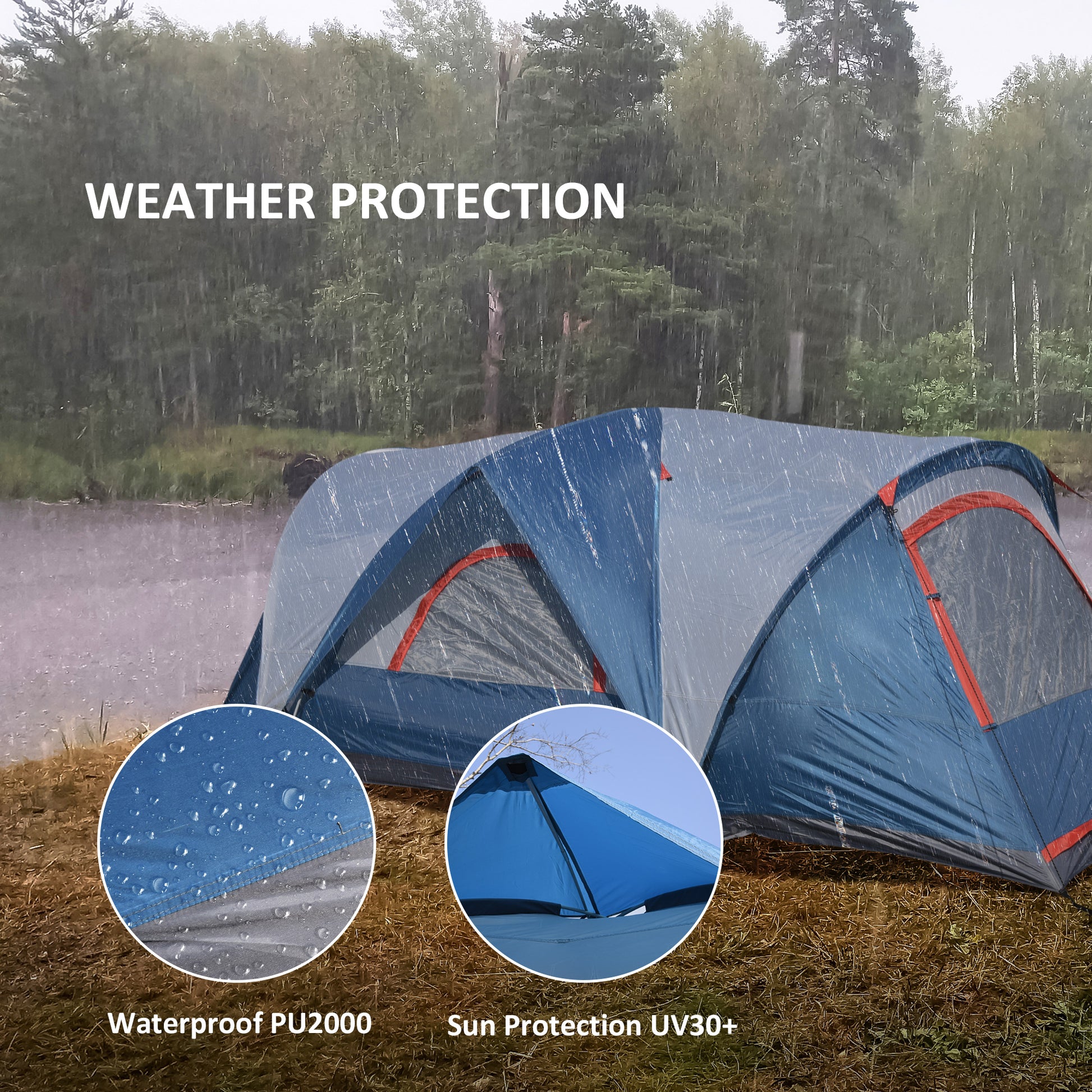 outsunny-3-4-man-camping-tent-with-2-rooms-dome-tent-with-2-doors-portable-carry-bag-uv-protection-for-fishing-hiking-blue