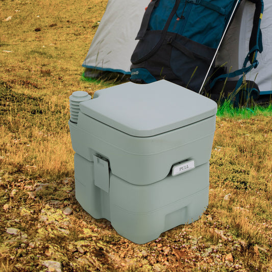outsunny-portable-travel-mobile-toilet-outdoor-camping-handle-wc-grey
