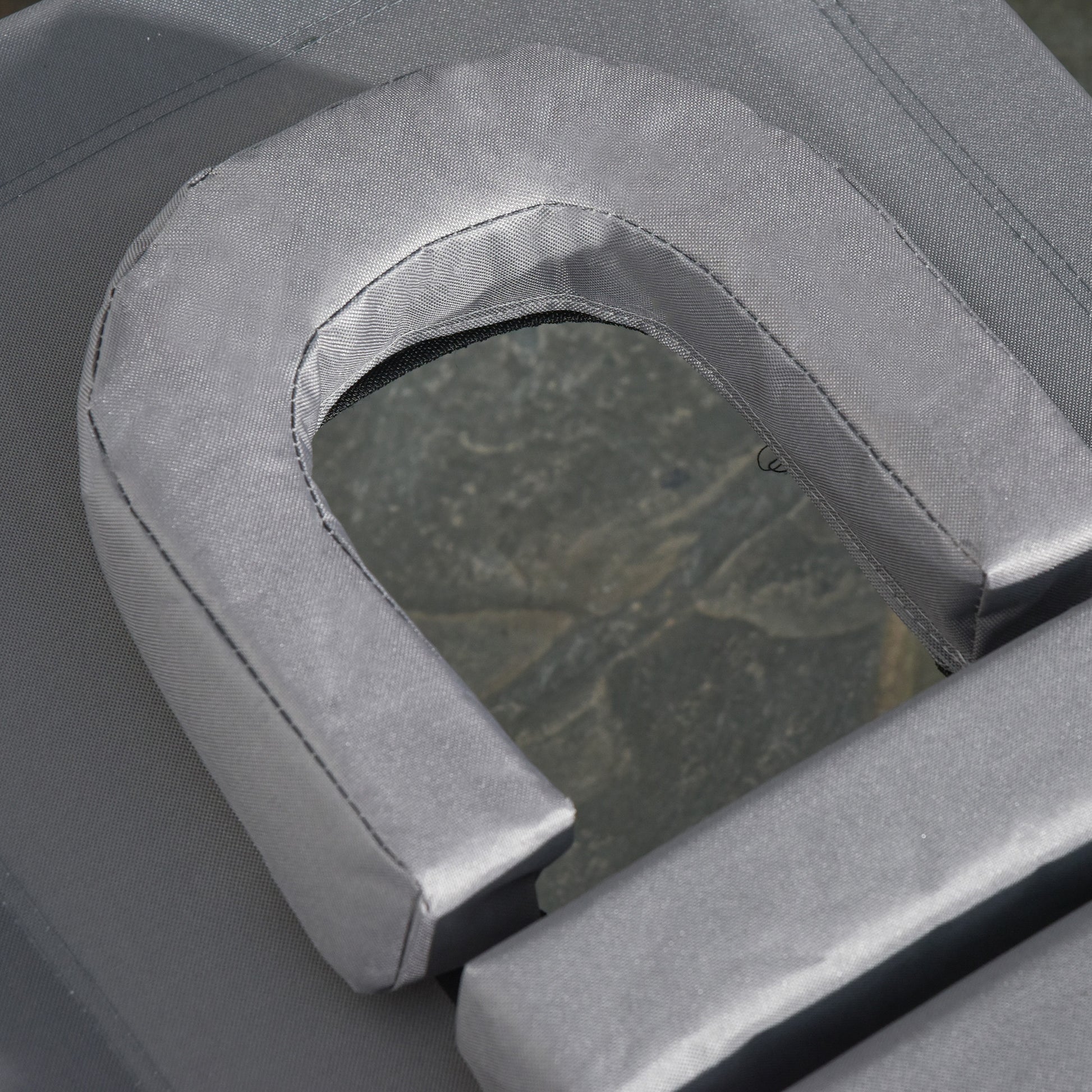 outsunny-sun-lounger-foldable-reclining-chair-with-pillow-and-reading-hole-garden-beach-outdoor-recliner-adjustable-grey