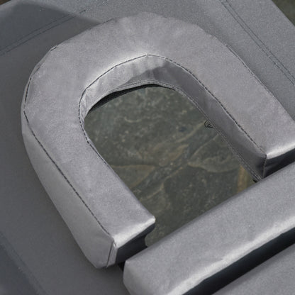 outsunny-sun-lounger-foldable-reclining-chair-with-pillow-and-reading-hole-garden-beach-outdoor-recliner-adjustable-grey