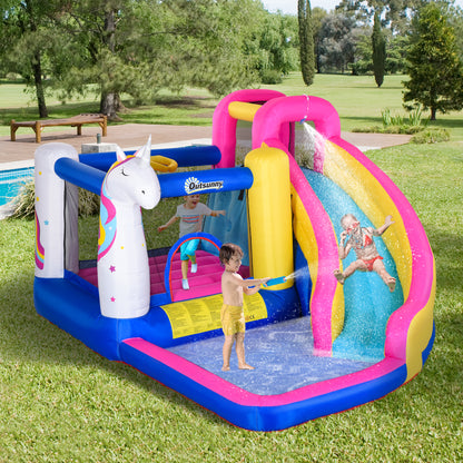 outsunny-5-in-1-bouncy-castle-for-children-with-blower-for-3-8-years-old-kids