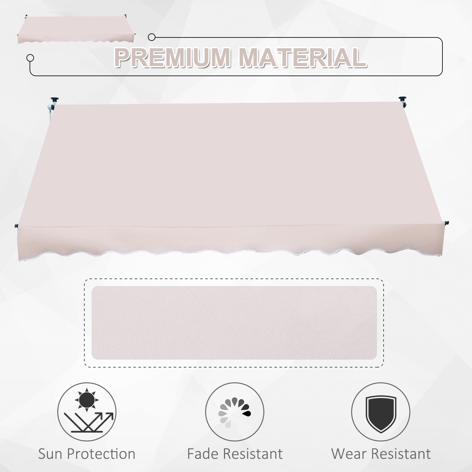 outsunny-3x1-5m-garden-patio-manual-awning-canopy-sun-shade-shelter-retractable-adjustable-aluminium-frame-beige