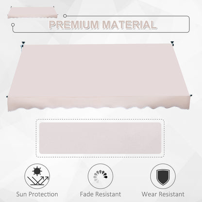 outsunny-3x1-5m-garden-patio-manual-awning-canopy-sun-shade-shelter-retractable-adjustable-aluminium-frame-beige