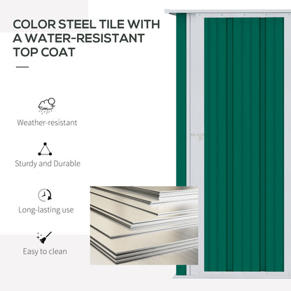 outsunny-4-7ft-x-2-8ft-garden-shed-steel-storage-shed-outdoor-equipment-tool-sloped-roof-door-w-latch-weather-resistant-paint-green