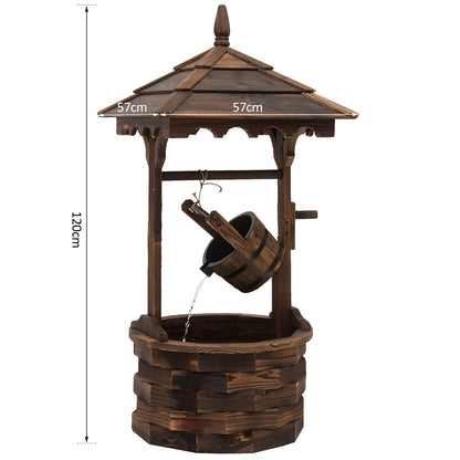 outsunny-fir-wood-outdoor-garden-decor-wishing-well-waterfall