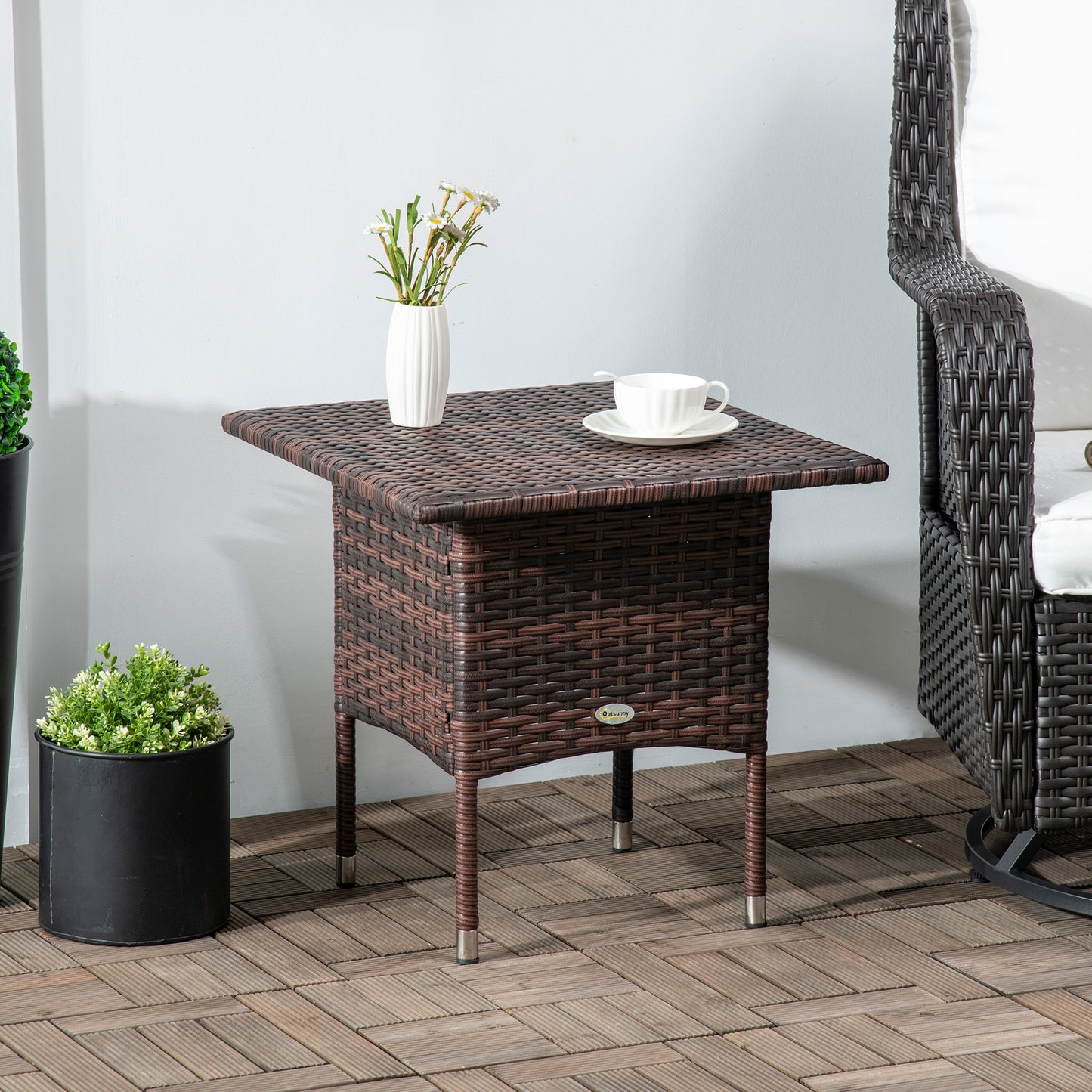 outsunny-outdoor-rattan-side-table-coffee-table-with-plastic-board-full-woven-table-top-for-patio-garden-balcony-mixed-brown