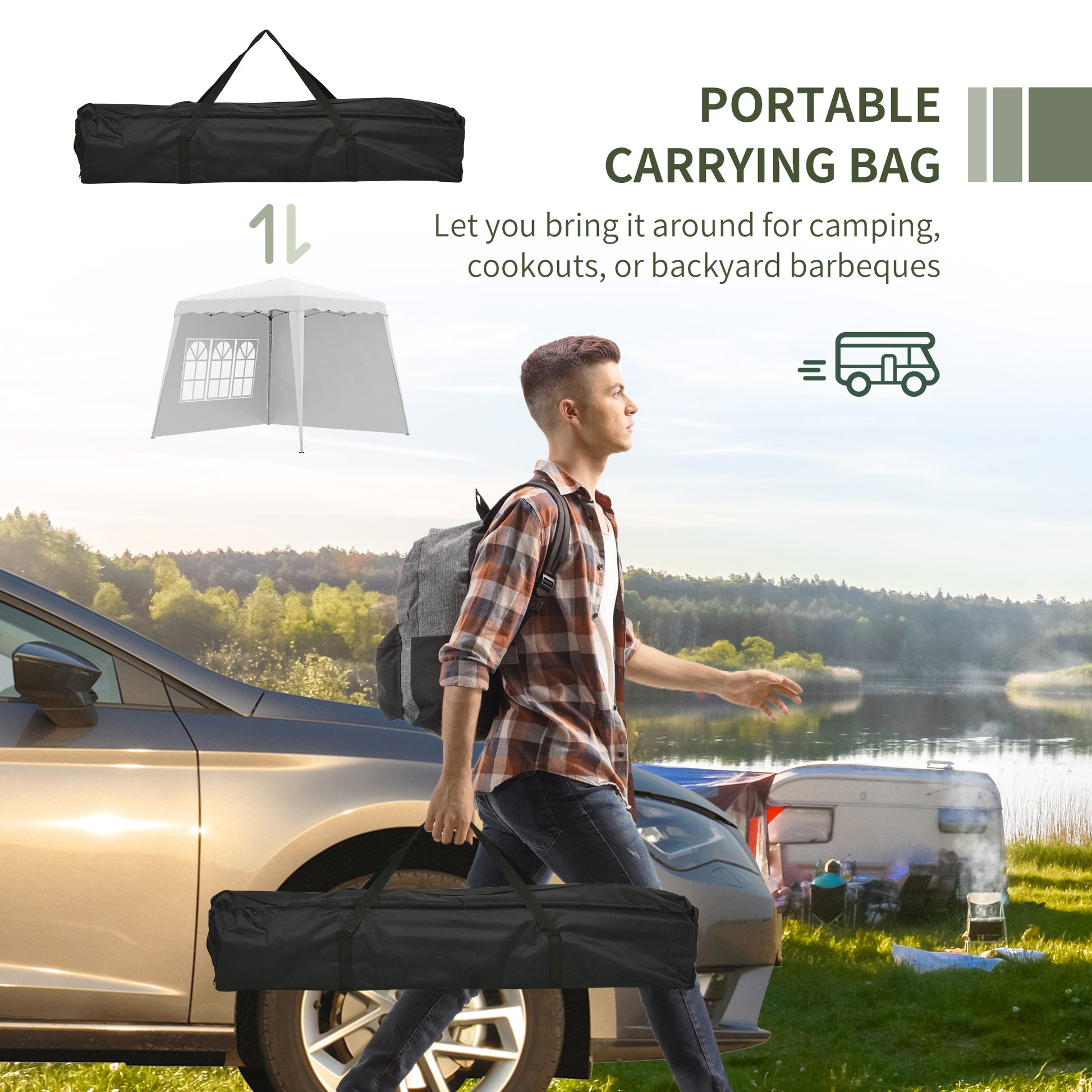 outsunny-2-9-x-2-9m-pop-up-gazebo-with-2-sides-slant-legs-and-carry-bag-height-adjustable-uv50-party-tent-event-shelter-for-garden-patio-white