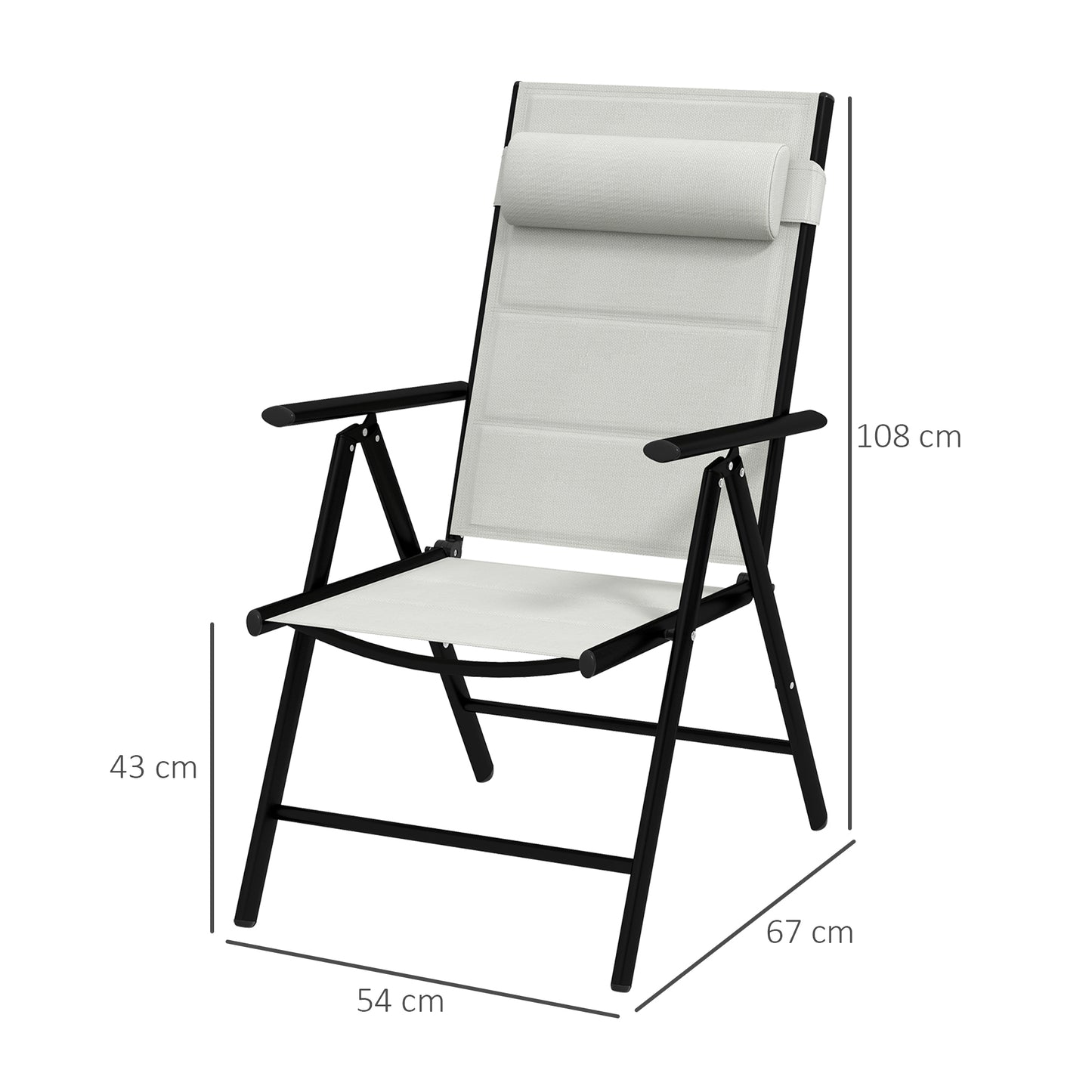 outsunny-set-of-2-patio-folding-chairs-with-adjustable-back-aluminium-dining-chairs-with-breathable-mesh-fabric-padded-seat-and-backrest-headrest-for-outdoor-garden-lawn-light-grey