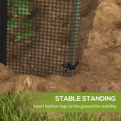 outsunny-galvanised-steel-fruit-cage-plant-protection-tent-with-zipped-door-1-2-x-2-4-x-1-9m-black