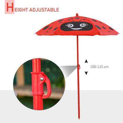 outsunny-kids-folding-picnic-table-and-chairs-set-ladybug-pattern-outdoor-w-parasol