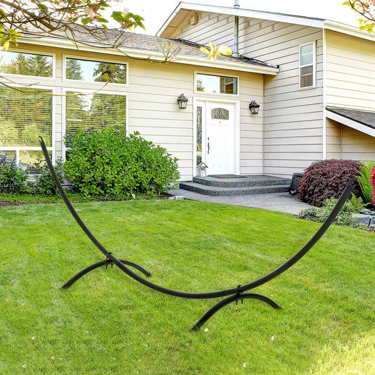 outsunny-3m-universal-hammock-stand-metal-frame-garden-camping-picnic-outdoor-patio-replacement-stand-only