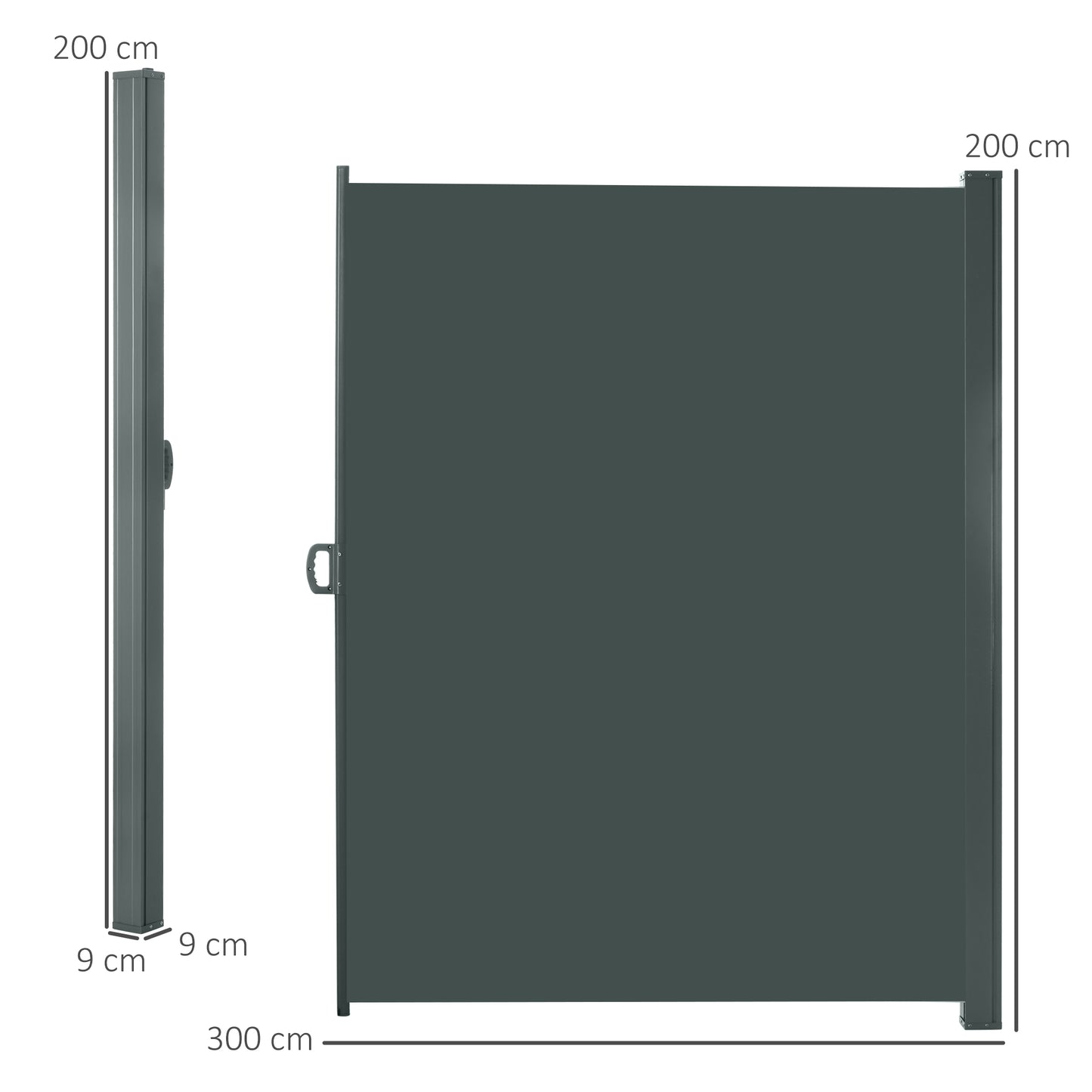 outsunny-3-x-2m-retractable-sun-side-awning-screen-fence-patio-garden-wall-balcony-screening-panel-outdoor-blind-privacy-divider-dark-grey