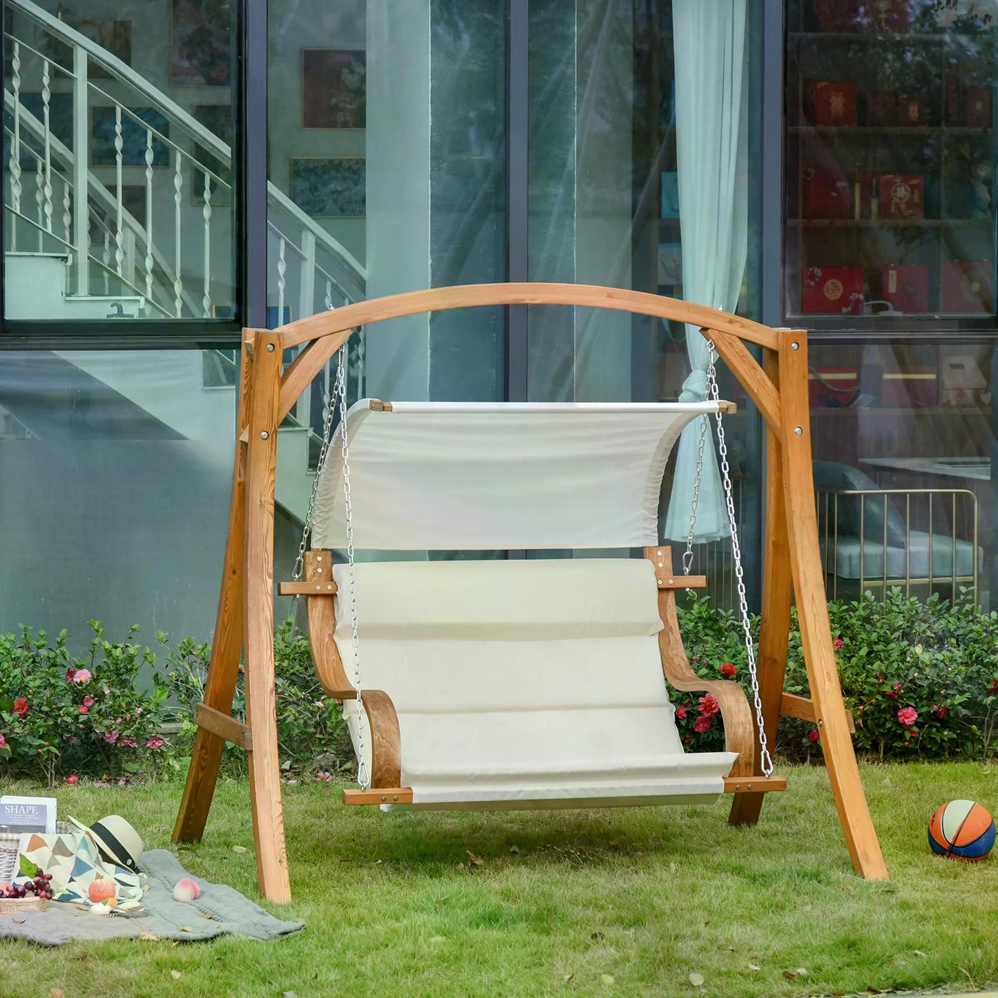 outsunny-wooden-porch-swing-chair-a-frame-wood-log-swing-bench-chair-with-canopy-and-cushion-for-patio-garden-yard