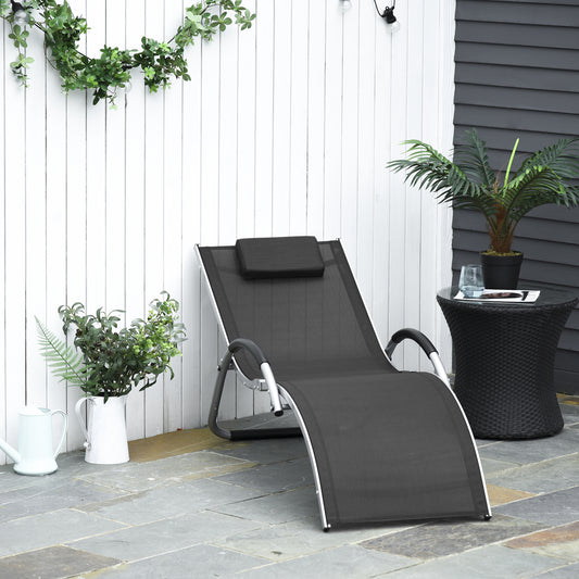 outsunny-ergonomic-lounger-chair-portable-armchair-with-removable-headrest-pillow-for-garden-patio-outside-all-aluminium-frame-black