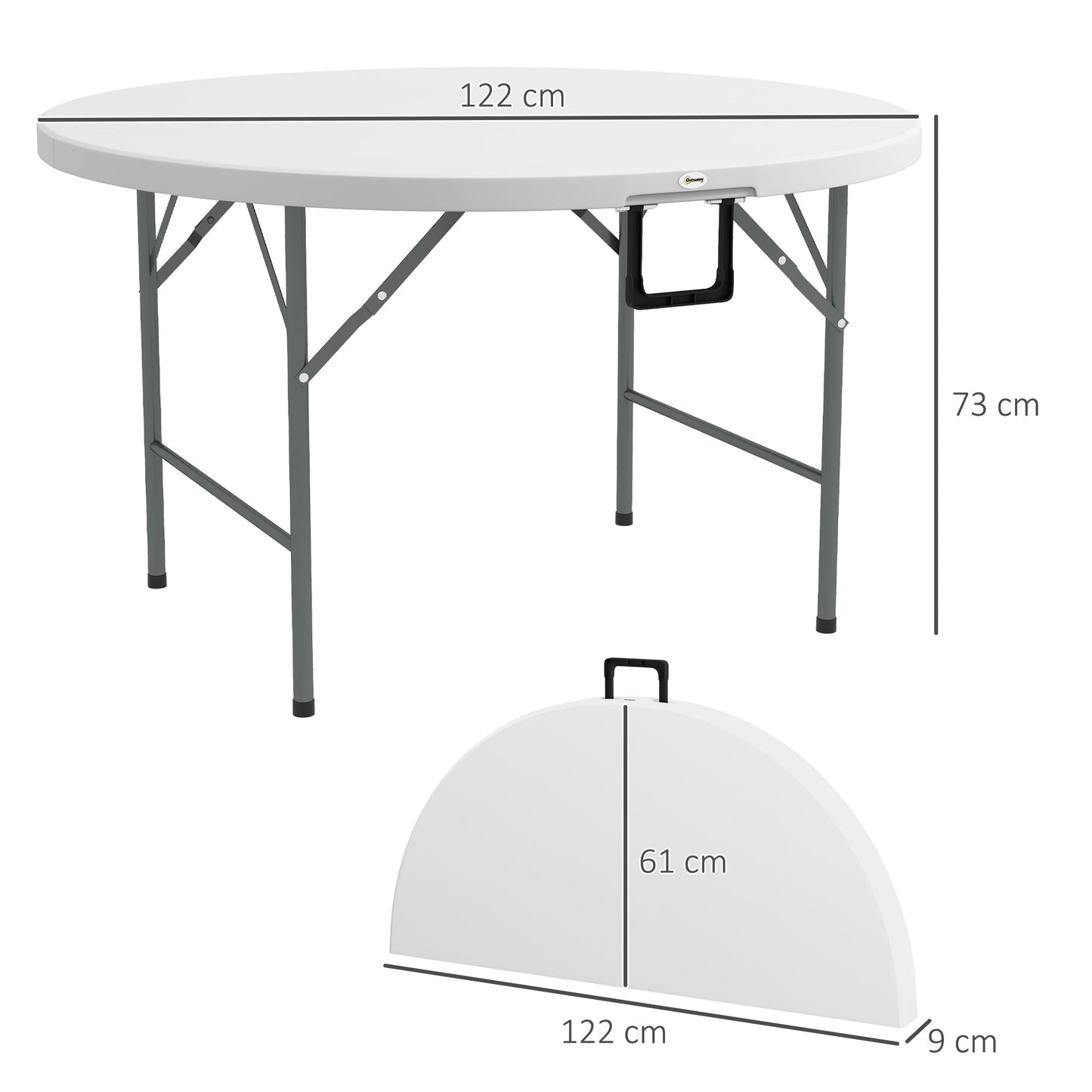 outsunny-122-folding-garden-table-outdoor-hdpe-round-picnic-table-for-6-patio-table-with-metal-frame-white