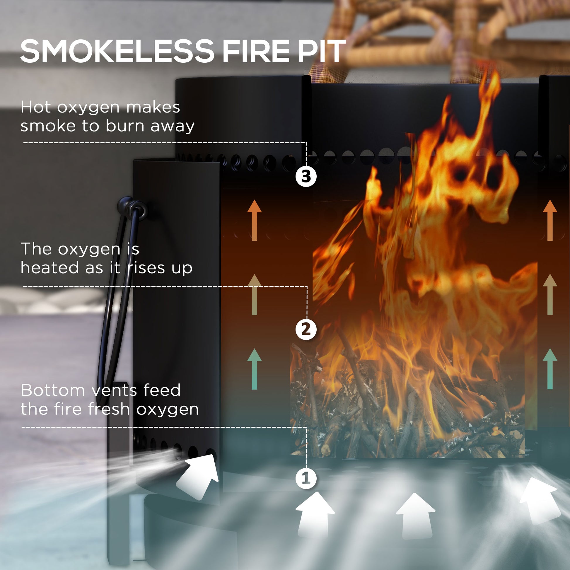 outsunny-smokeless-fire-pit-37cm-portable-wood-burning-firepit-with-poker-for-garden-camping-bonfire-party-metal-black
