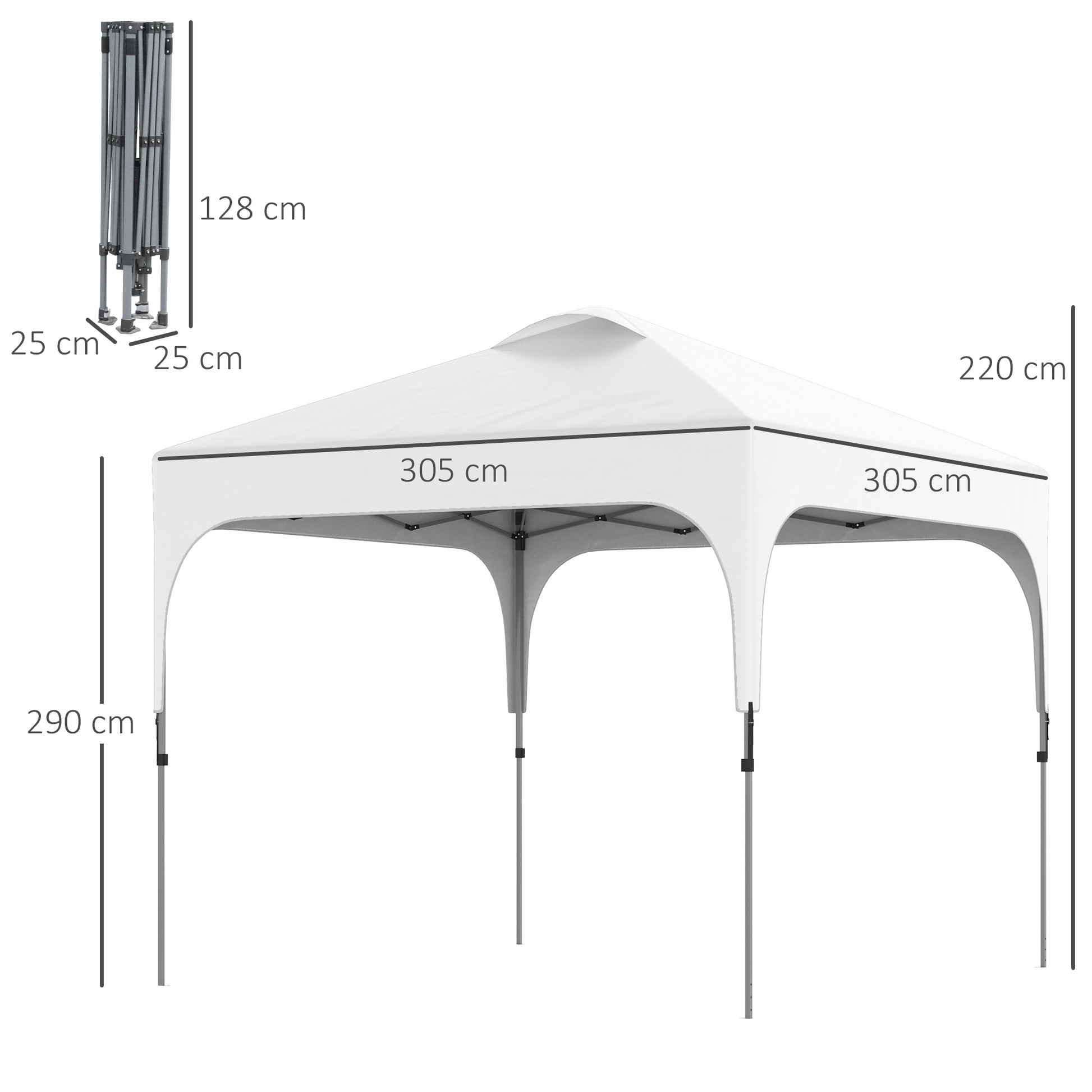 outsunny-3-x-3-m-pop-up-gazebo-foldable-canopy-tent-with-carry-bag-with-wheels-and-4-leg-weight-bags-for-outdoor-garden-patio-party-white