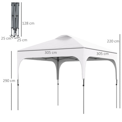 outsunny-3-x-3-m-pop-up-gazebo-foldable-canopy-tent-with-carry-bag-with-wheels-and-4-leg-weight-bags-for-outdoor-garden-patio-party-white