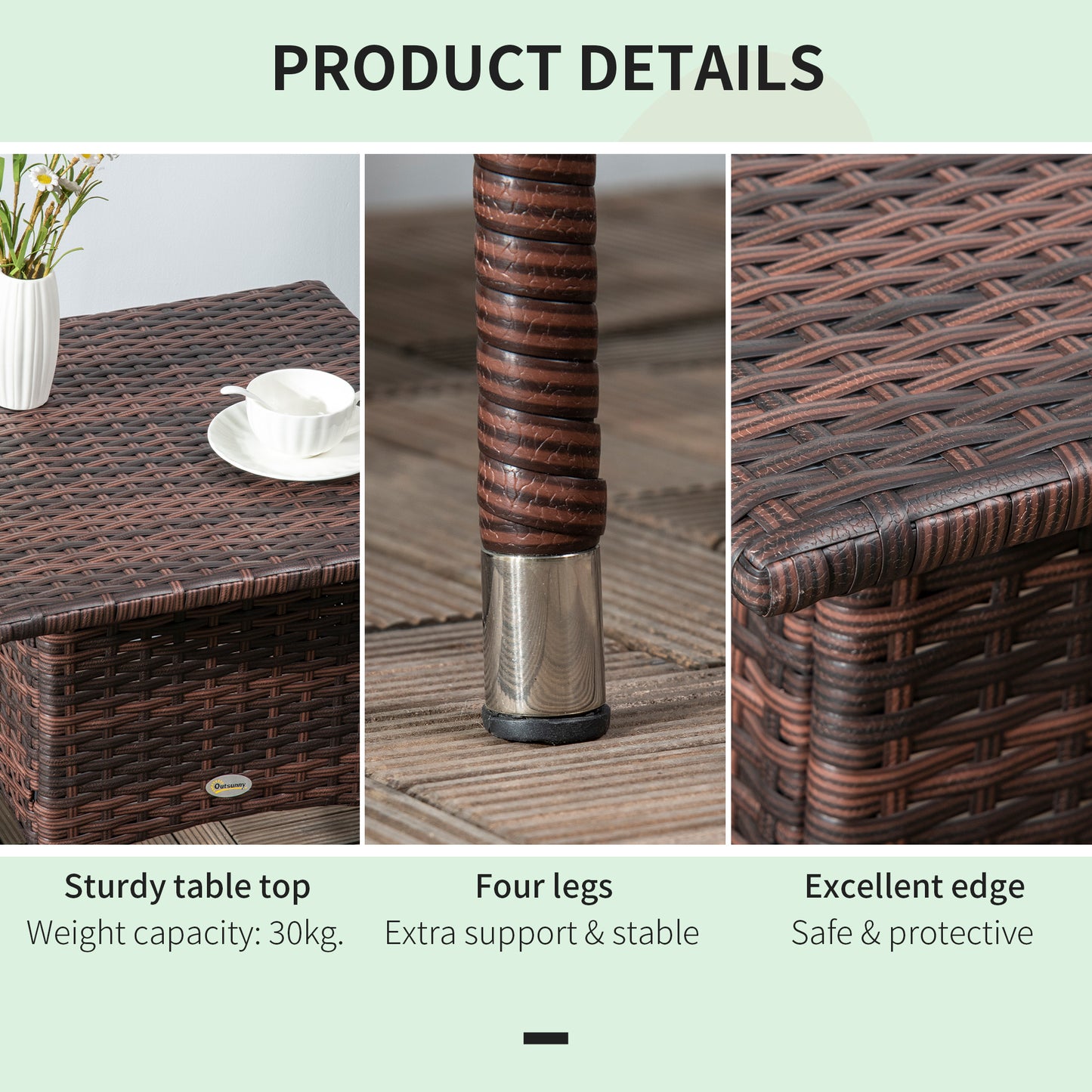 outsunny-outdoor-rattan-side-table-coffee-table-with-plastic-board-full-woven-table-top-for-patio-garden-balcony-mixed-brown