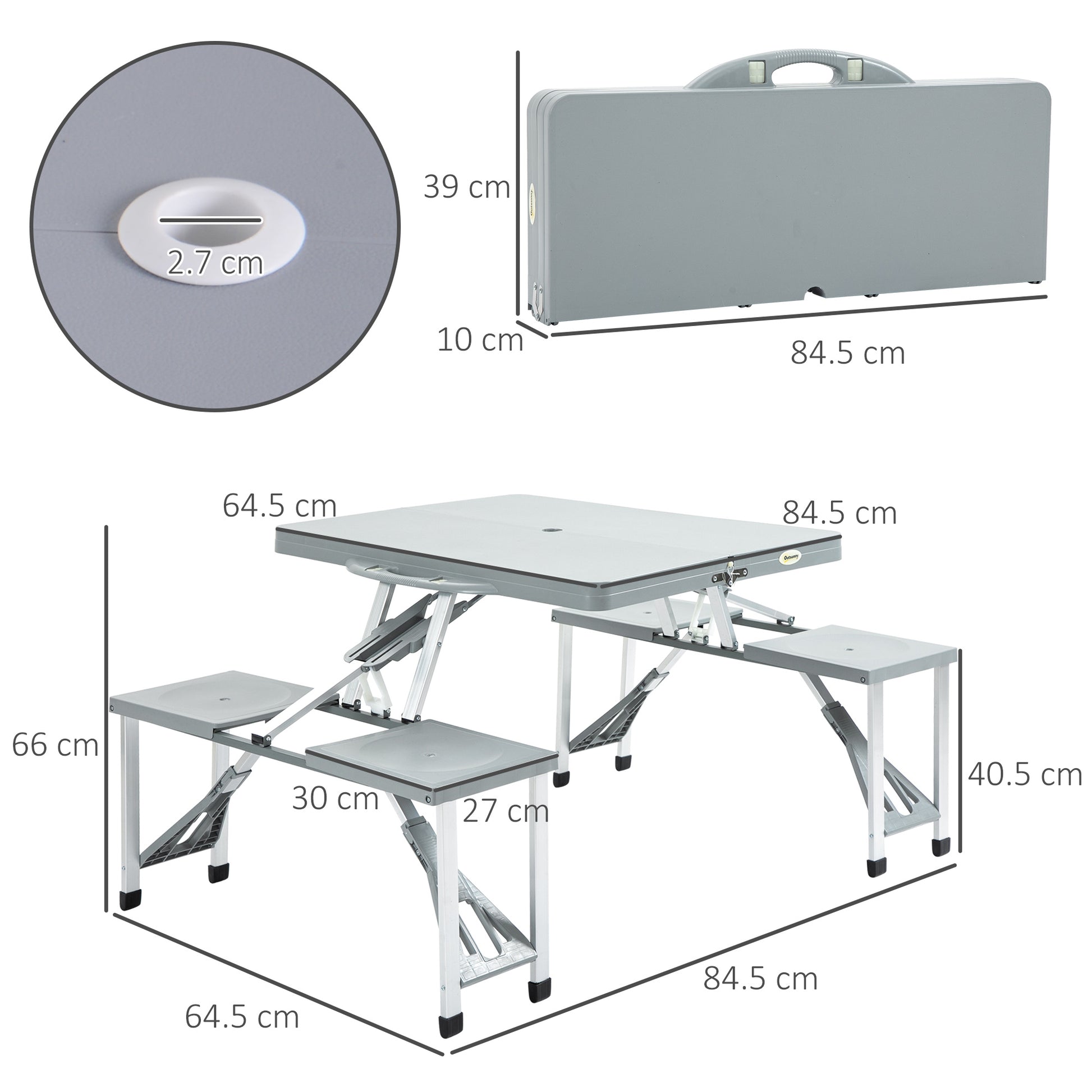 outsunny-portable-foldable-camping-picnic-table-with-seats-chairs-and-umbrella-hole-4-kids-fold-up-travel-picnic-table-grey